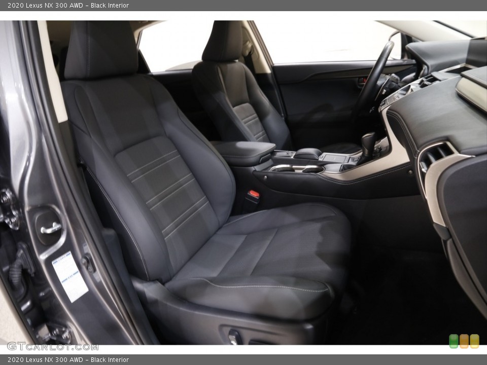 Black Interior Front Seat for the 2020 Lexus NX 300 AWD #142301126