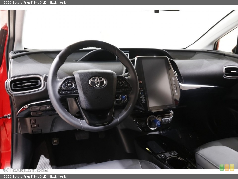 Black Interior Dashboard for the 2020 Toyota Prius Prime XLE #142302488