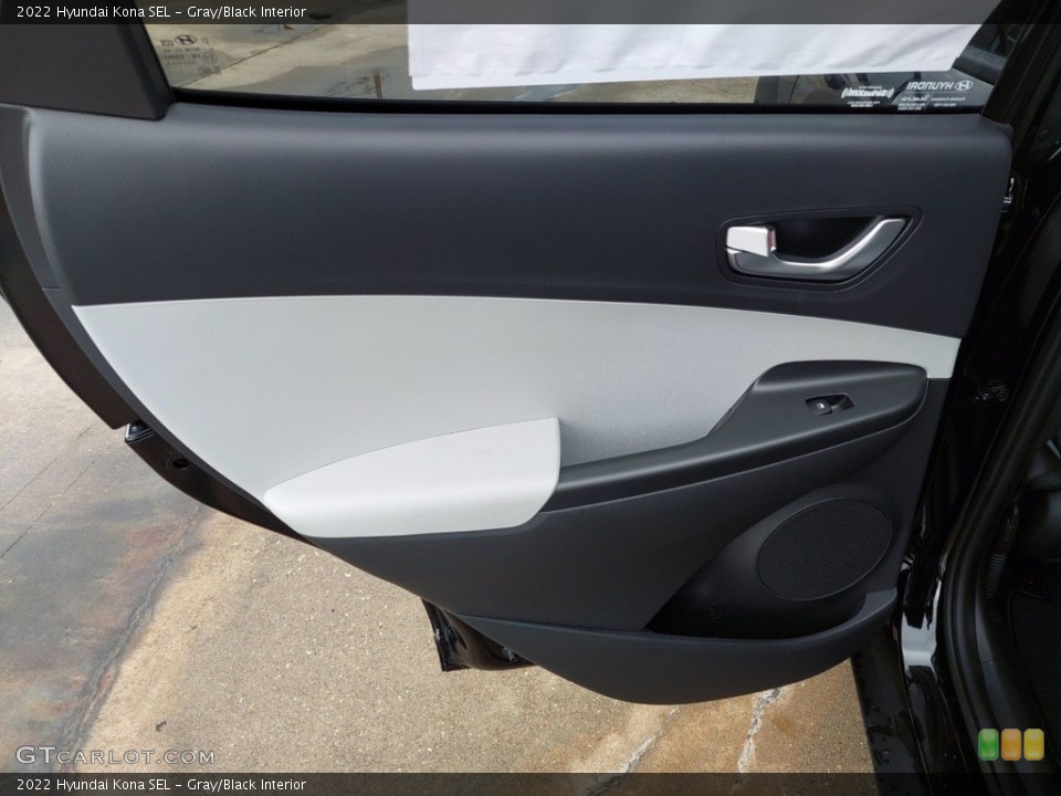 Gray/Black Interior Door Panel for the 2022 Hyundai Kona SEL #142303595