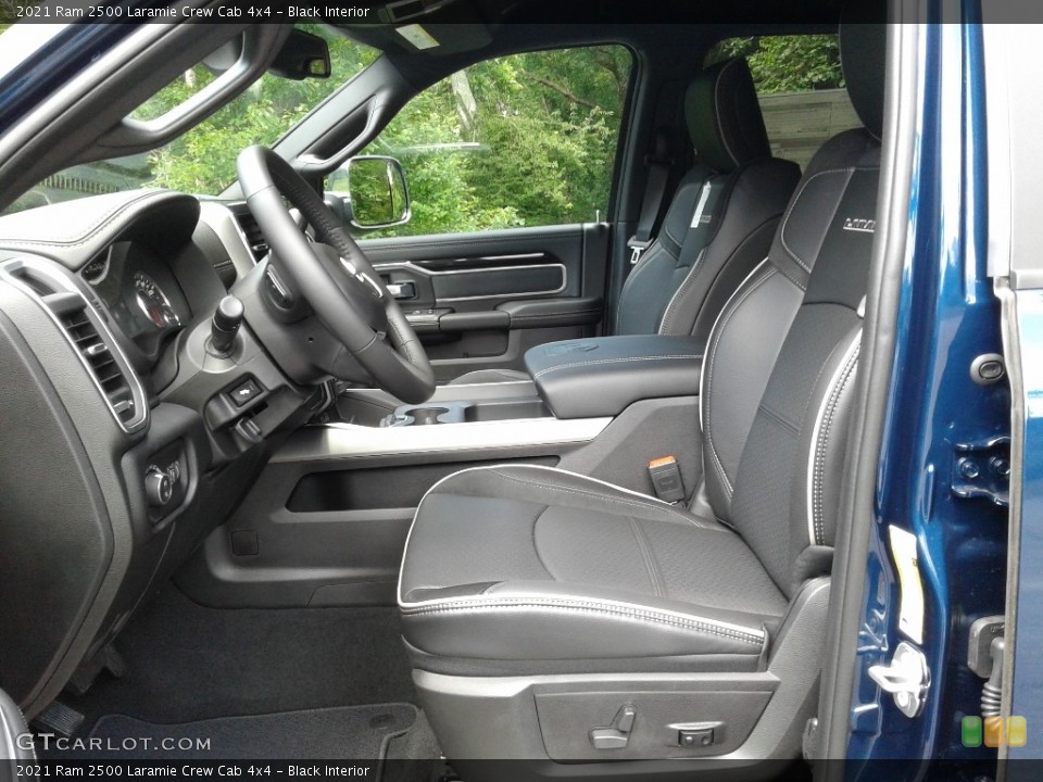 Black Interior Photo for the 2021 Ram 2500 Laramie Crew Cab 4x4 #142303748