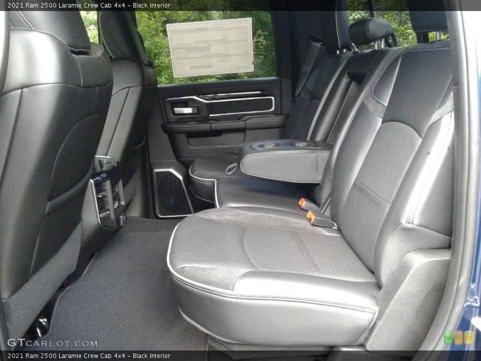 Black Interior Rear Seat for the 2021 Ram 2500 Laramie Crew Cab 4x4 #142303820