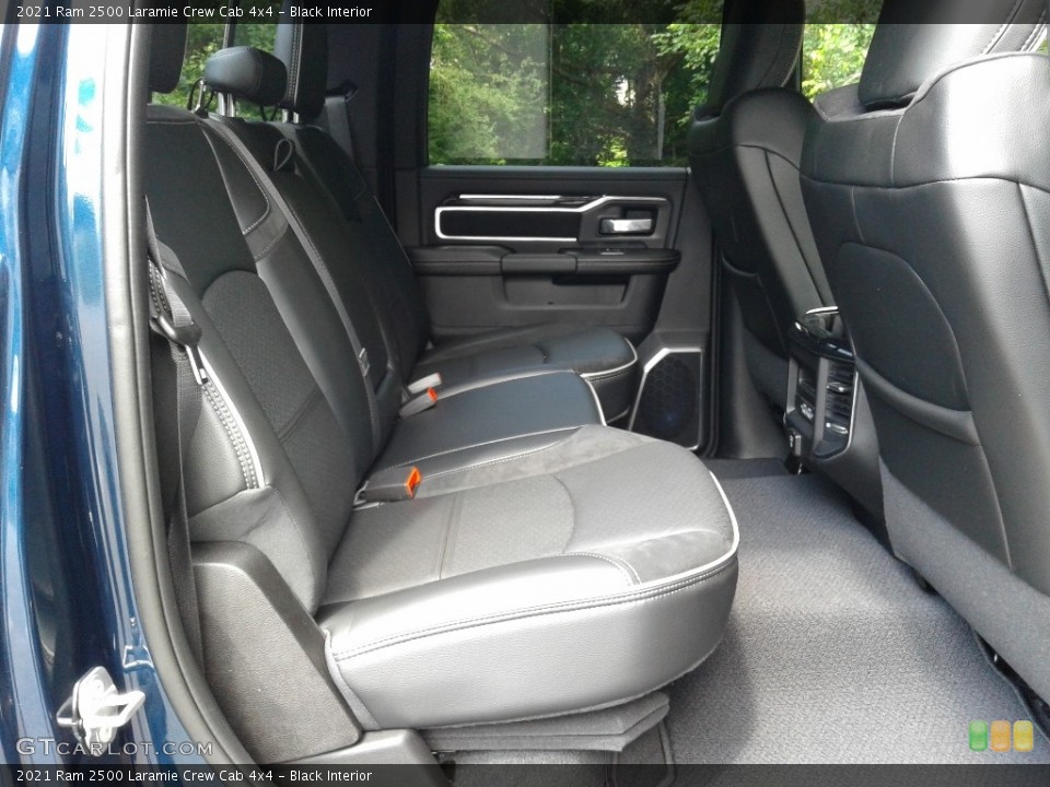 Black Interior Rear Seat for the 2021 Ram 2500 Laramie Crew Cab 4x4 #142303865