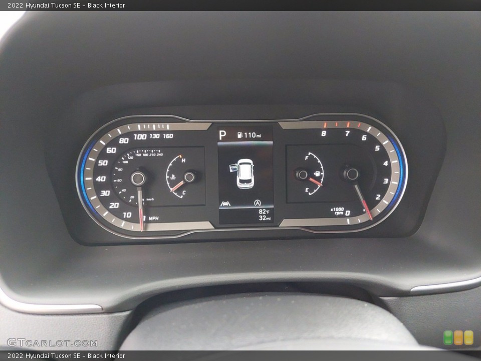 Black Interior Gauges for the 2022 Hyundai Tucson SE #142304147