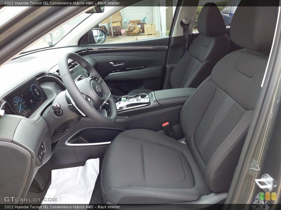 Black Interior Photo for the 2022 Hyundai Tucson SEL Convienience Hybrid AWD #142304537