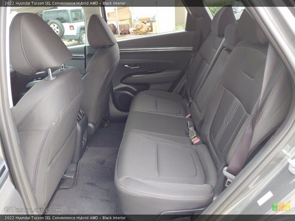 Black Interior Rear Seat for the 2022 Hyundai Tucson SEL Convienience Hybrid AWD #142304588