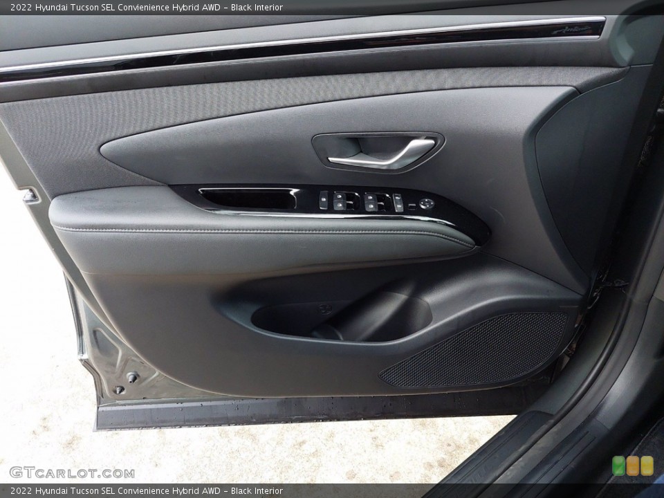 Black Interior Door Panel for the 2022 Hyundai Tucson SEL Convienience Hybrid AWD #142304615