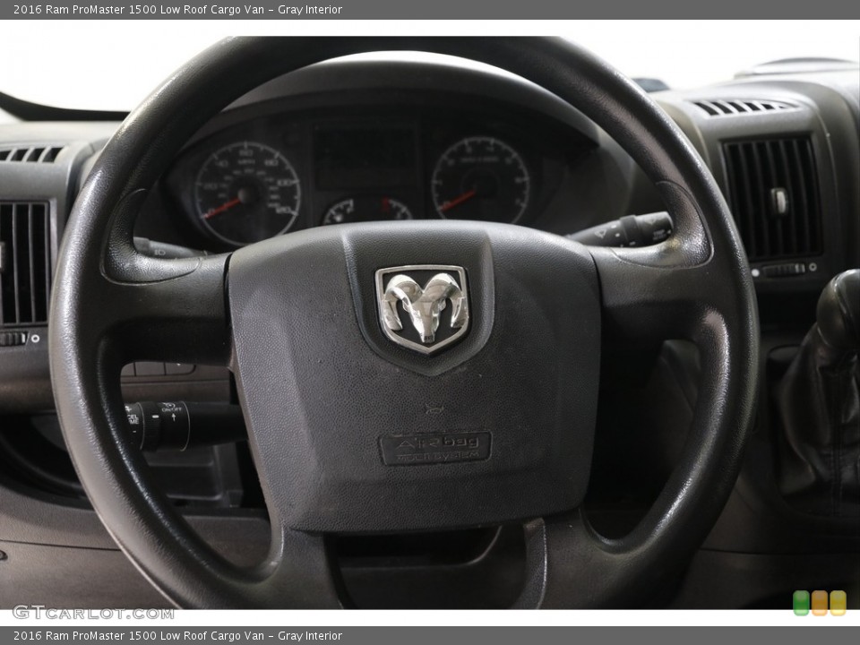 Gray Interior Steering Wheel for the 2016 Ram ProMaster 1500 Low Roof Cargo Van #142304780