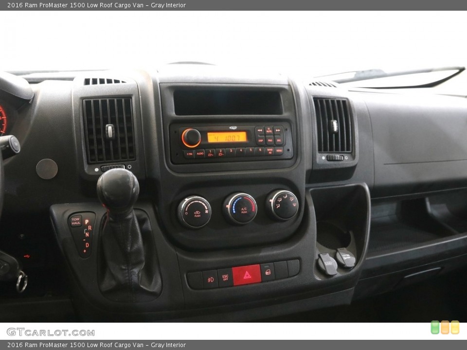 Gray Interior Controls for the 2016 Ram ProMaster 1500 Low Roof Cargo Van #142304816