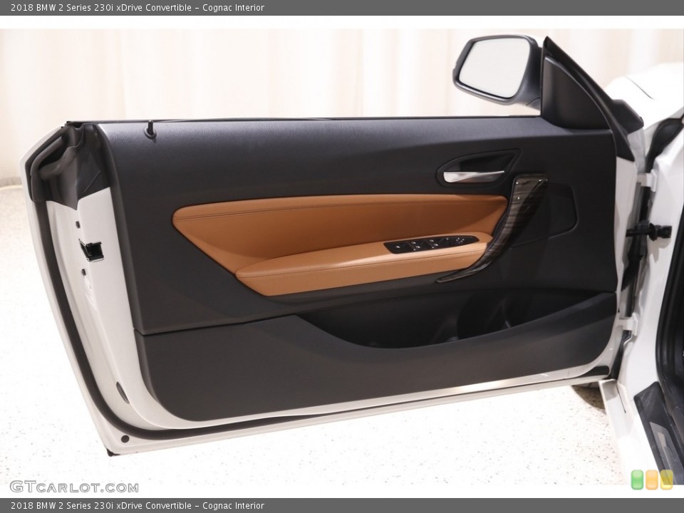 Cognac Interior Door Panel for the 2018 BMW 2 Series 230i xDrive Convertible #142306937