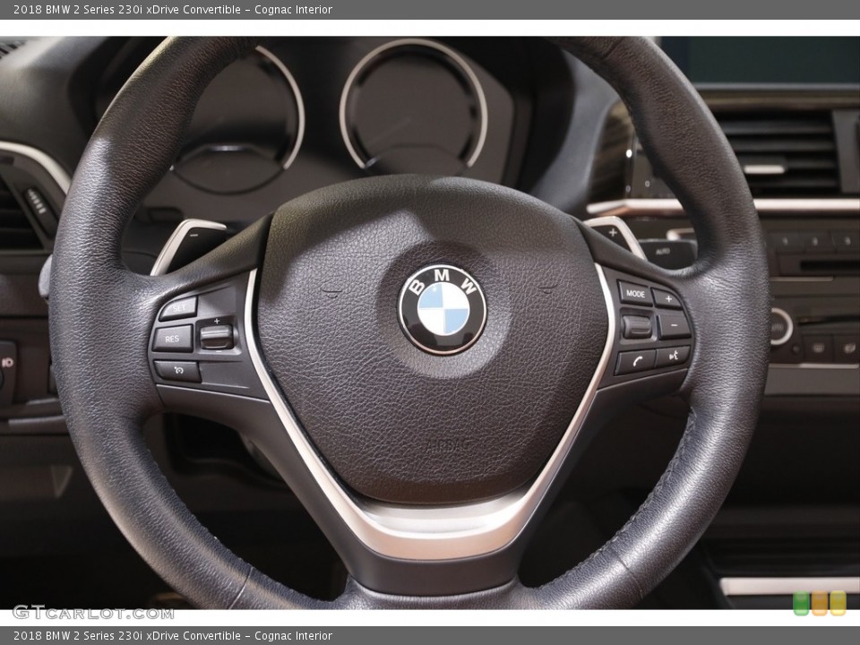 Cognac Interior Steering Wheel for the 2018 BMW 2 Series 230i xDrive Convertible #142306982