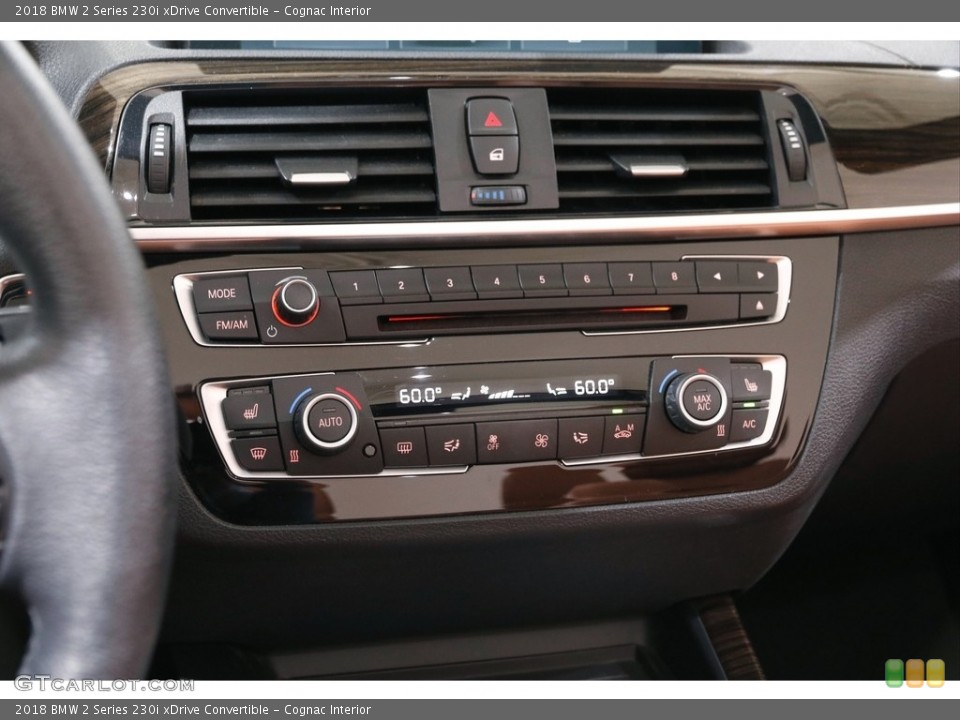 Cognac Interior Controls for the 2018 BMW 2 Series 230i xDrive Convertible #142307069
