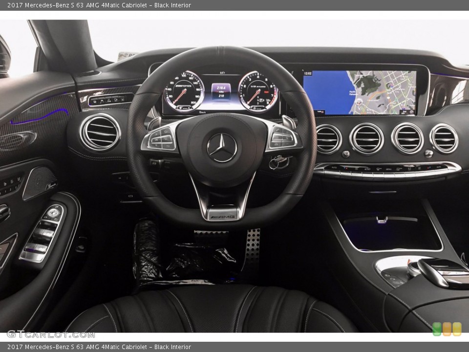 Black Interior Dashboard for the 2017 Mercedes-Benz S 63 AMG 4Matic Cabriolet #142308224