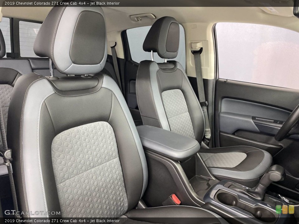 Jet Black Interior Front Seat for the 2019 Chevrolet Colorado Z71 Crew Cab 4x4 #142308269