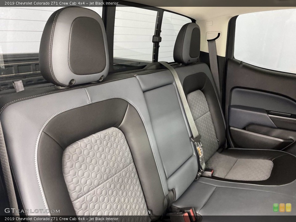 Jet Black Interior Rear Seat for the 2019 Chevrolet Colorado Z71 Crew Cab 4x4 #142308284