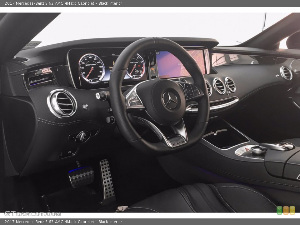 Black Interior Dashboard for the 2017 Mercedes-Benz S 63 AMG 4Matic Cabriolet #142308317
