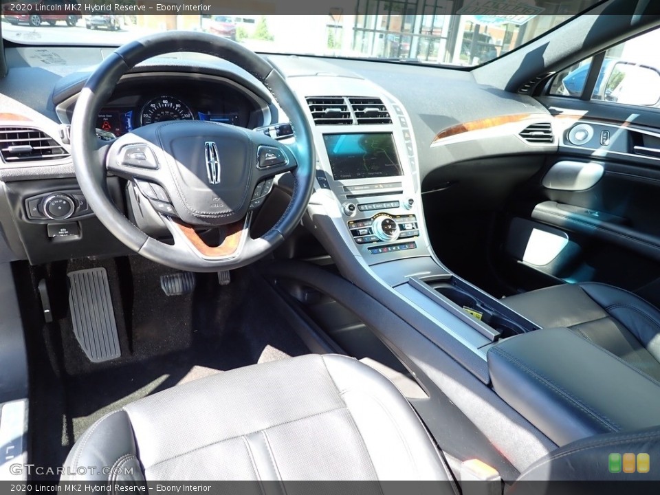 Ebony Interior Photo for the 2020 Lincoln MKZ Hybrid Reserve #142311334