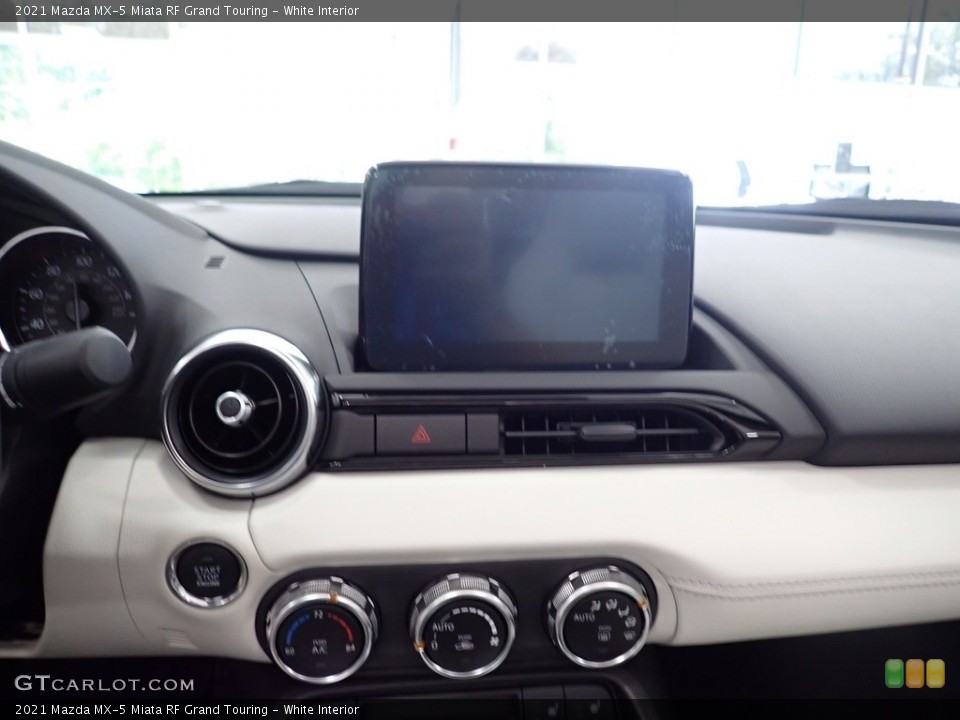 White Interior Dashboard for the 2021 Mazda MX-5 Miata RF Grand Touring #142312564