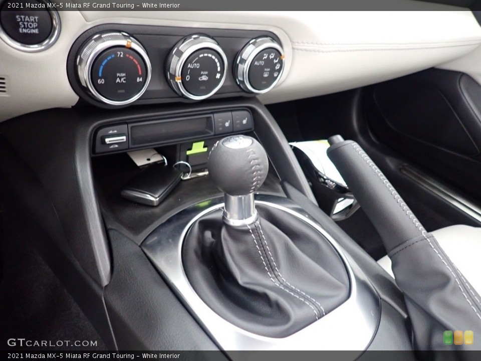 White Interior Transmission for the 2021 Mazda MX-5 Miata RF Grand Touring #142312588
