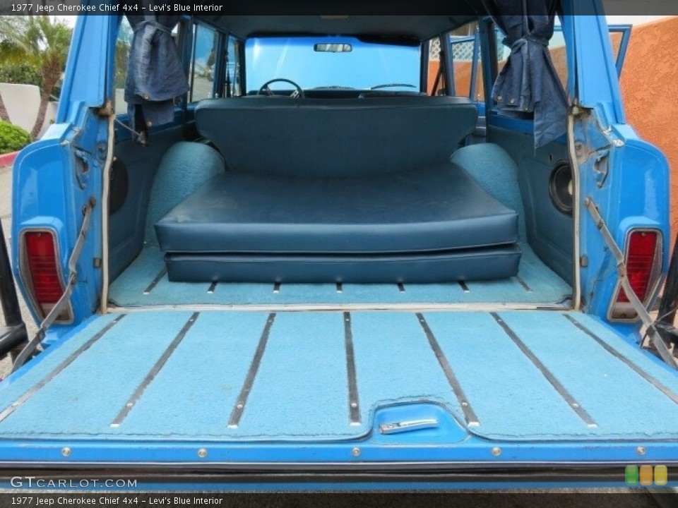 Levi's Blue Interior Trunk for the 1977 Jeep Cherokee Chief 4x4 #142315333