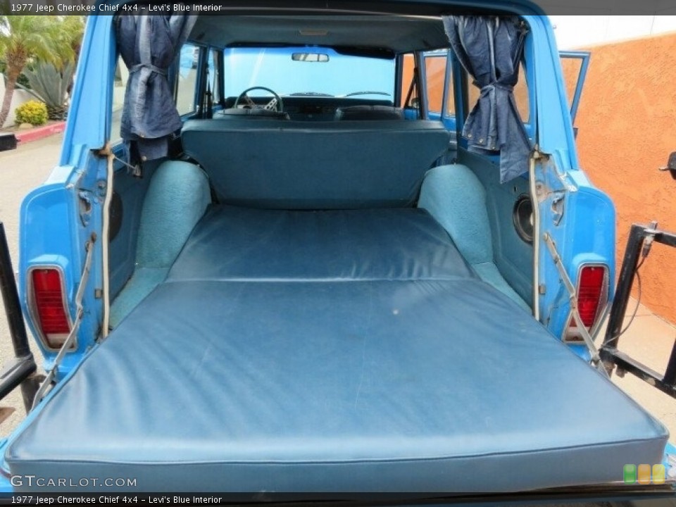 Levi's Blue Interior Trunk for the 1977 Jeep Cherokee Chief 4x4 #142315372