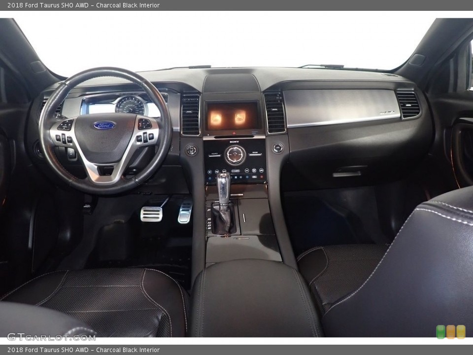 Charcoal Black Interior Dashboard for the 2018 Ford Taurus SHO AWD #142319866