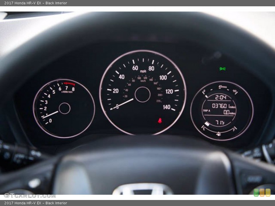 Black Interior Gauges for the 2017 Honda HR-V EX #142320076