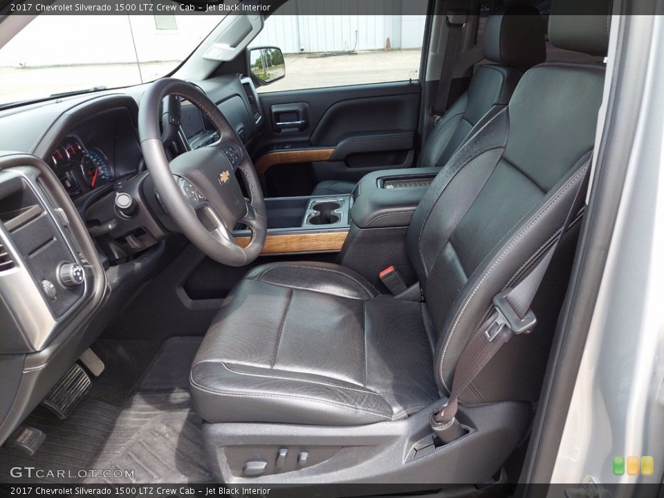 Jet Black Interior Front Seat for the 2017 Chevrolet Silverado 1500 LTZ Crew Cab #142320559