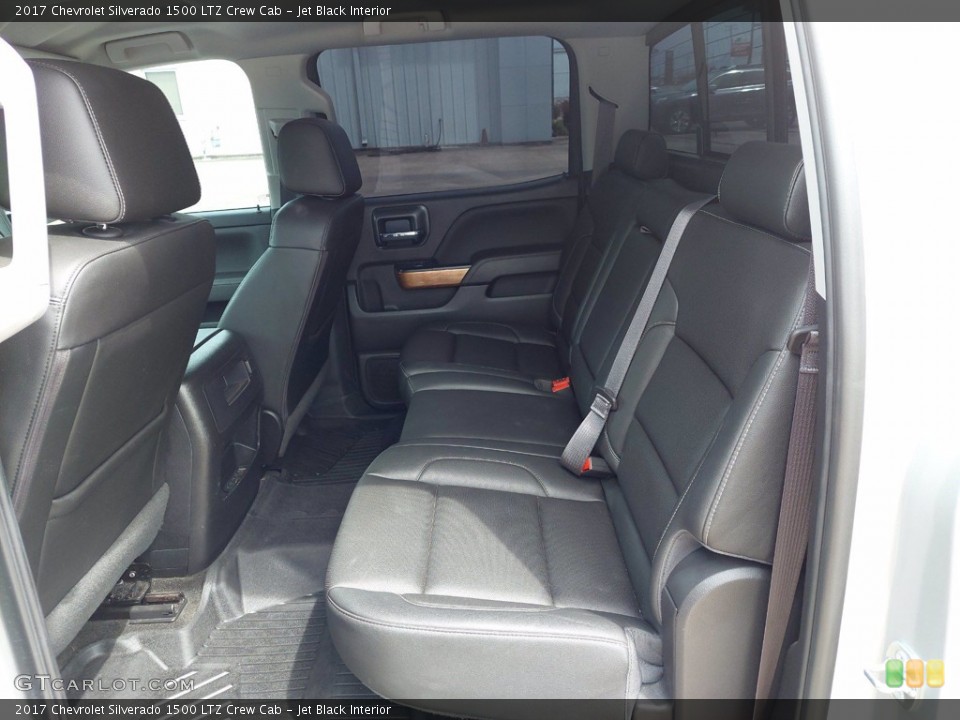 Jet Black Interior Rear Seat for the 2017 Chevrolet Silverado 1500 LTZ Crew Cab #142320565