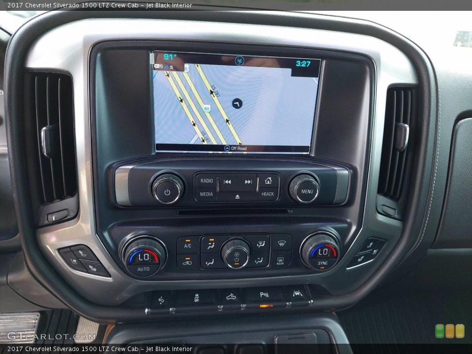 Jet Black Interior Controls for the 2017 Chevrolet Silverado 1500 LTZ Crew Cab #142320586
