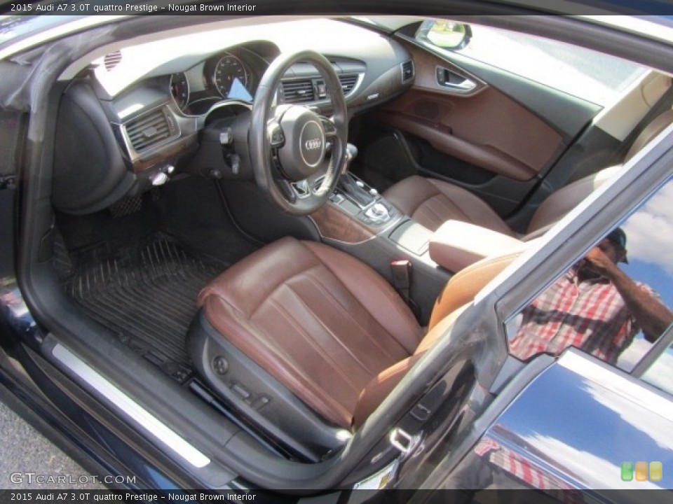 Nougat Brown 2015 Audi A7 Interiors