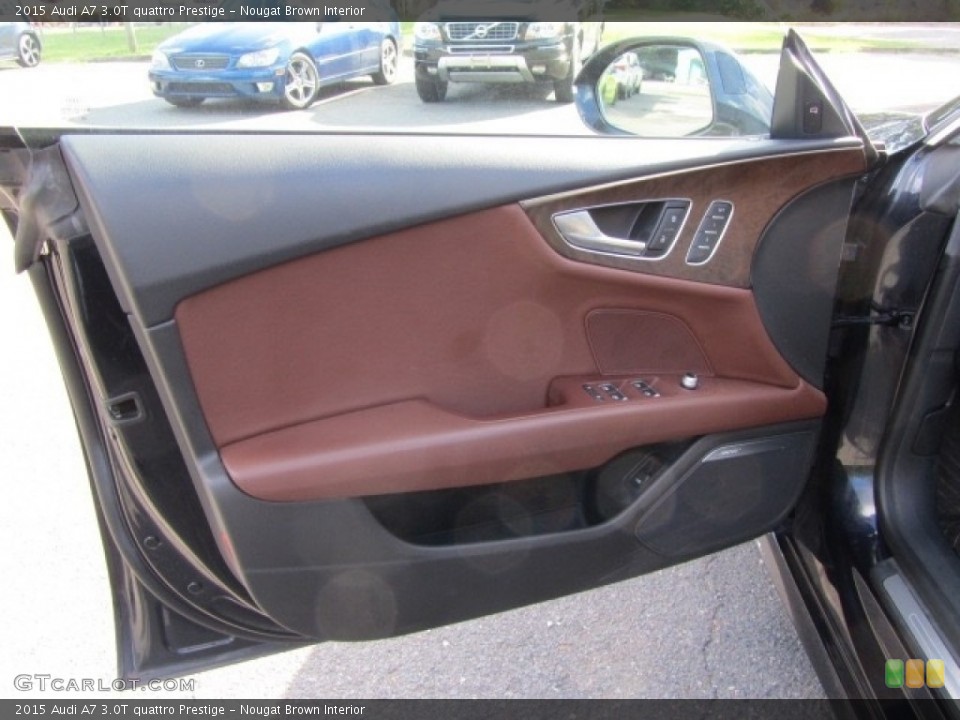 Nougat Brown Interior Door Panel for the 2015 Audi A7 3.0T quattro Prestige #142320673