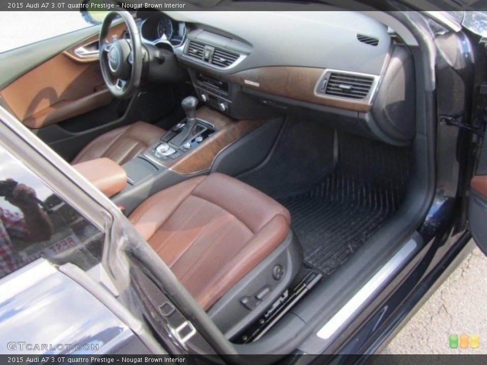 Nougat Brown Interior Photo for the 2015 Audi A7 3.0T quattro Prestige #142320685