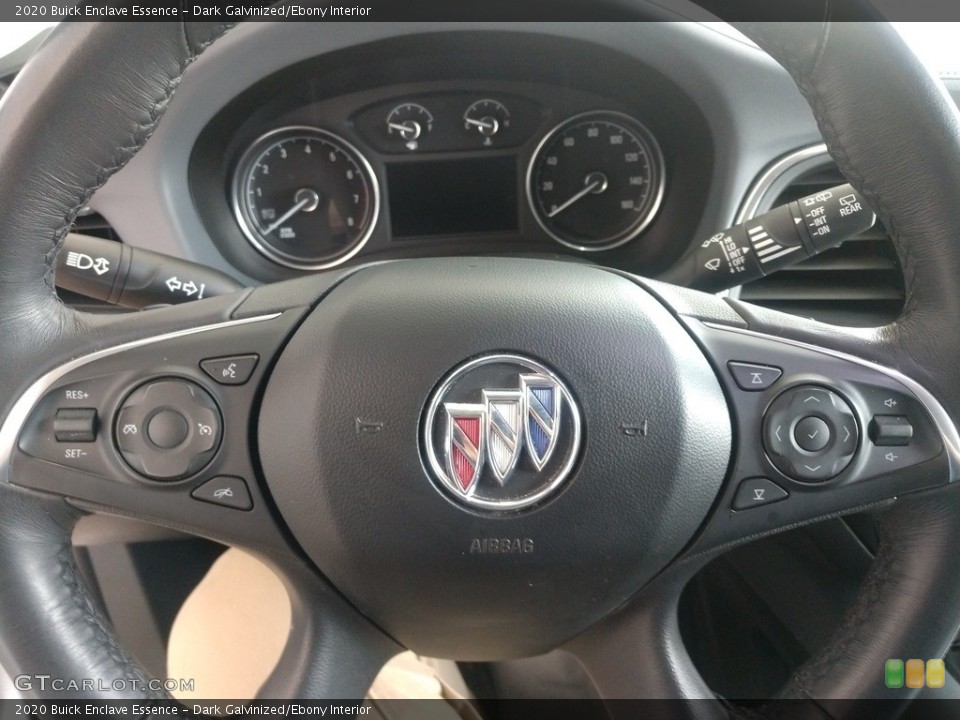 Dark Galvinized/Ebony Interior Steering Wheel for the 2020 Buick Enclave Essence #142321760