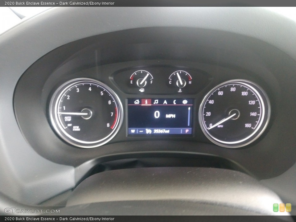 Dark Galvinized/Ebony Interior Gauges for the 2020 Buick Enclave Essence #142321832