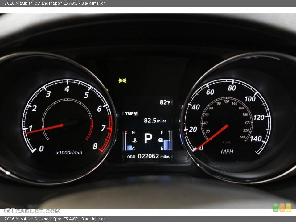 Black Interior Gauges for the 2016 Mitsubishi Outlander Sport ES AWC #142323239