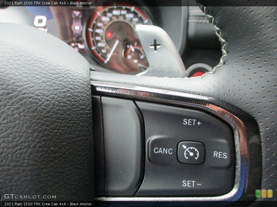 Black Interior Steering Wheel for the 2021 Ram 1500 TRX Crew Cab 4x4 #142327152