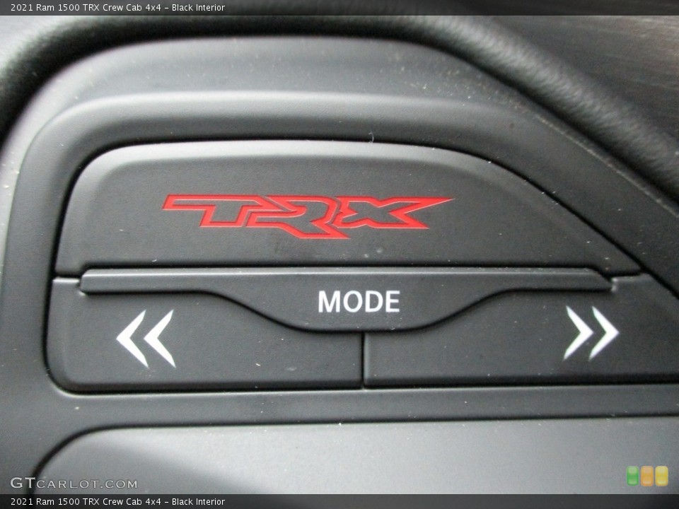 Black Interior Controls for the 2021 Ram 1500 TRX Crew Cab 4x4 #142327187