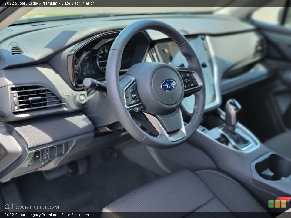 Slate Black Interior Photo for the 2022 Subaru Legacy Premium #142328043