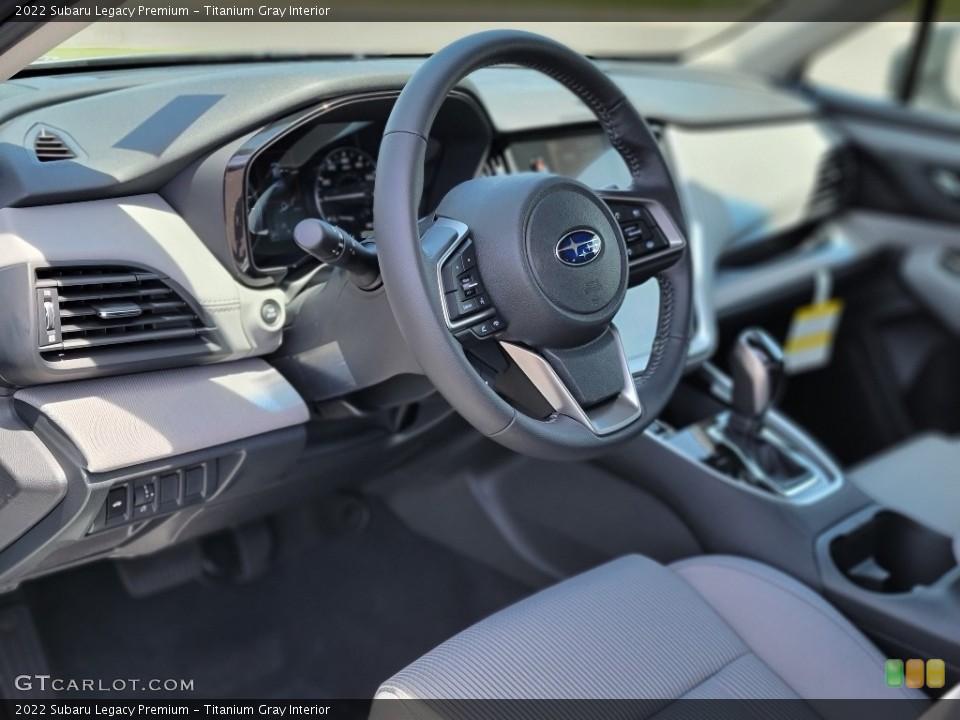 Titanium Gray Interior Photo for the 2022 Subaru Legacy Premium #142328219