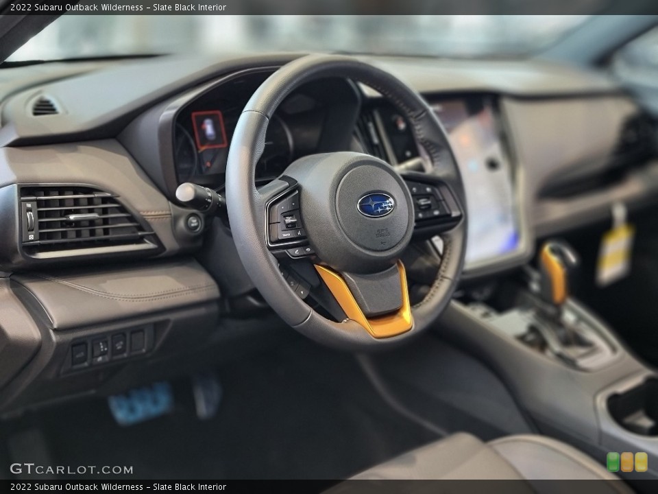 Slate Black Interior Steering Wheel for the 2022 Subaru Outback Wilderness #142328372