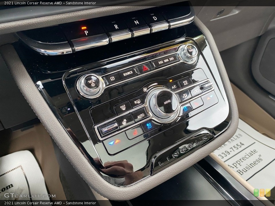 Sandstone Interior Controls for the 2021 Lincoln Corsair Reserve AWD #142328912