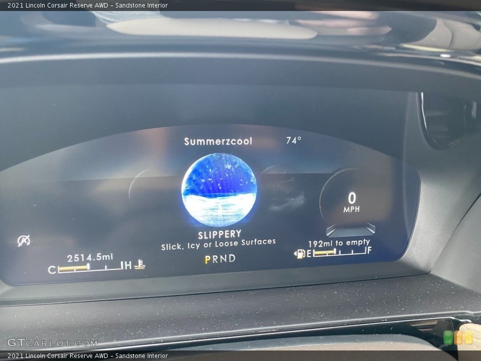 Sandstone Interior Gauges for the 2021 Lincoln Corsair Reserve AWD #142328948
