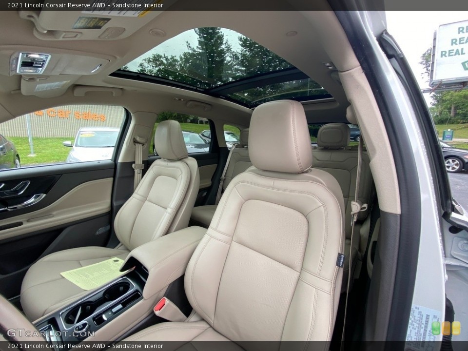Sandstone Interior Front Seat for the 2021 Lincoln Corsair Reserve AWD #142329056