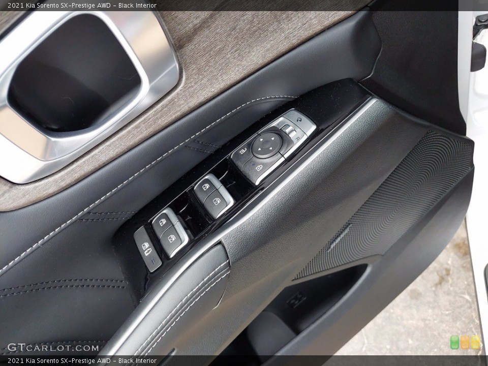 Black Interior Controls for the 2021 Kia Sorento SX-Prestige AWD #142329203