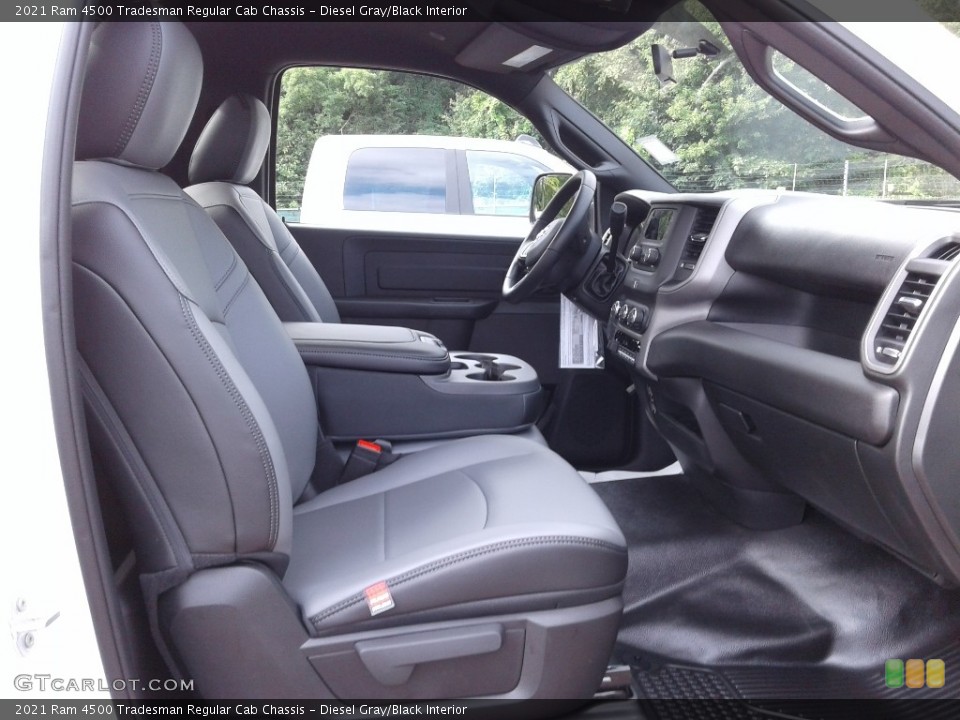 Diesel Gray/Black Interior Front Seat for the 2021 Ram 4500 Tradesman Regular Cab Chassis #142330060