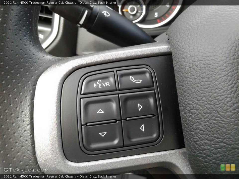 Diesel Gray/Black Interior Steering Wheel for the 2021 Ram 4500 Tradesman Regular Cab Chassis #142330108
