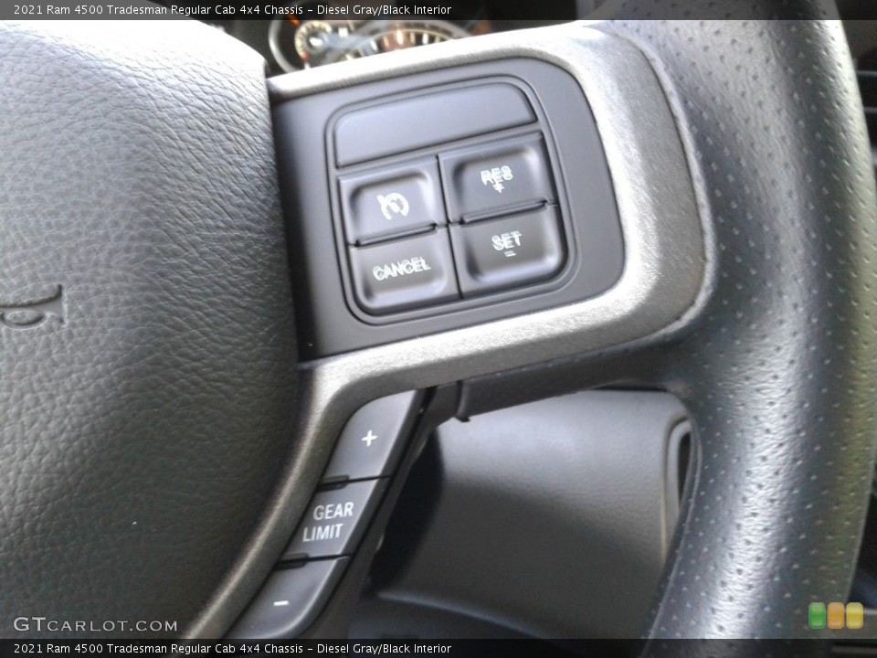 Diesel Gray/Black Interior Steering Wheel for the 2021 Ram 4500 Tradesman Regular Cab 4x4 Chassis #142330711