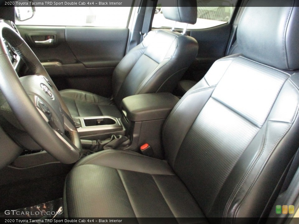 Black Interior Front Seat for the 2020 Toyota Tacoma TRD Sport Double Cab 4x4 #142333102