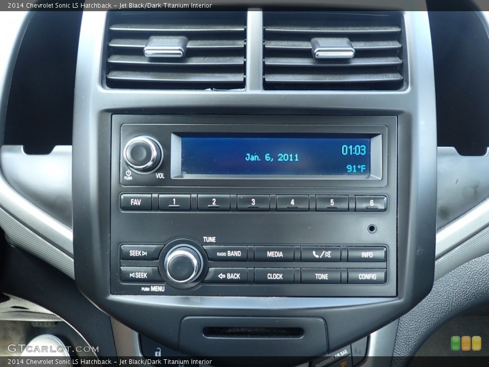 Jet Black/Dark Titanium Interior Controls for the 2014 Chevrolet Sonic LS Hatchback #142337374