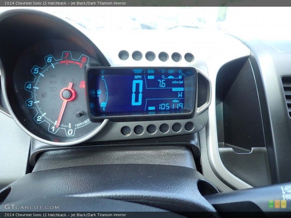 Jet Black/Dark Titanium Interior Gauges for the 2014 Chevrolet Sonic LS Hatchback #142337389